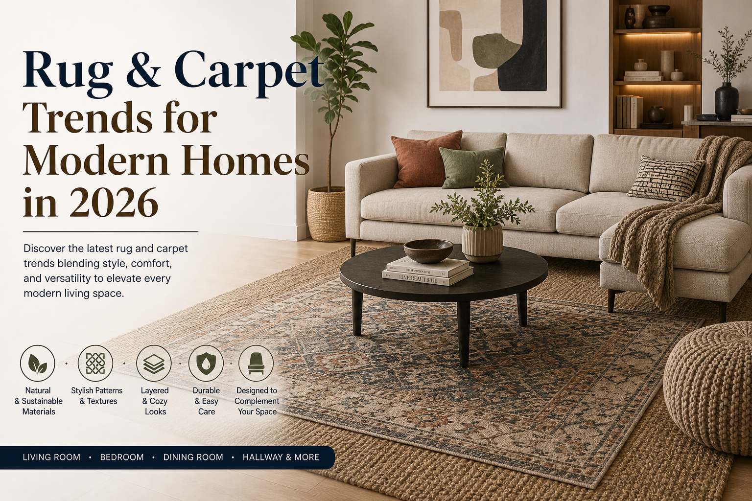 Rug and Carpet Trends for Modern Homes in 2026