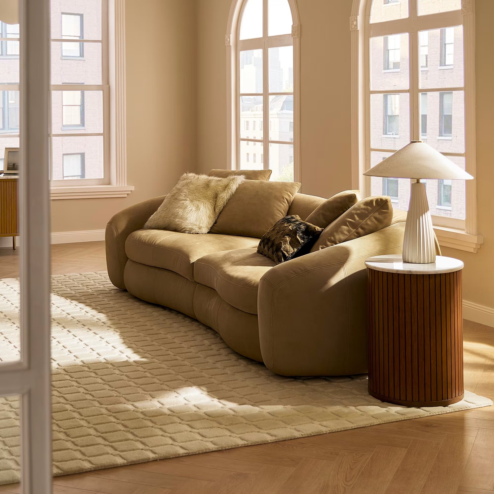 Fable Leather Sofa