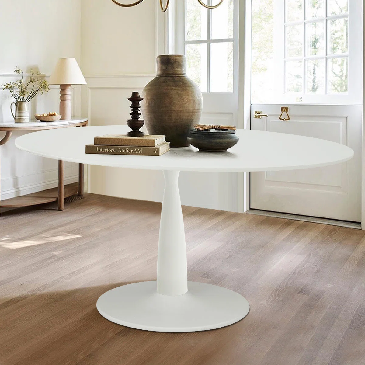 Bernabeu 59 Inch Oval Dining Table
