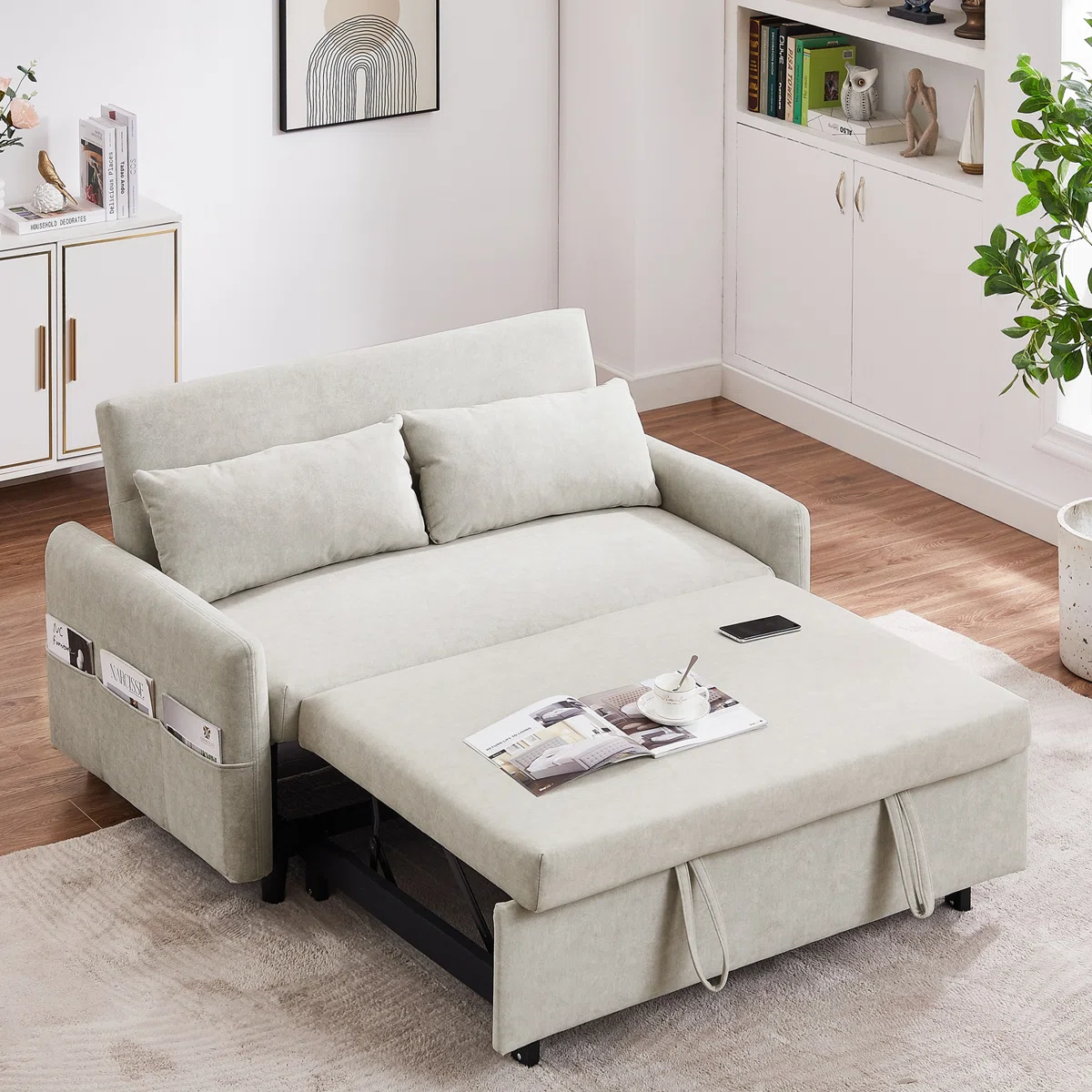 Brynjolf 55.19"Sofa, Sleeper Sofa, Sofa Bed, Loveseat