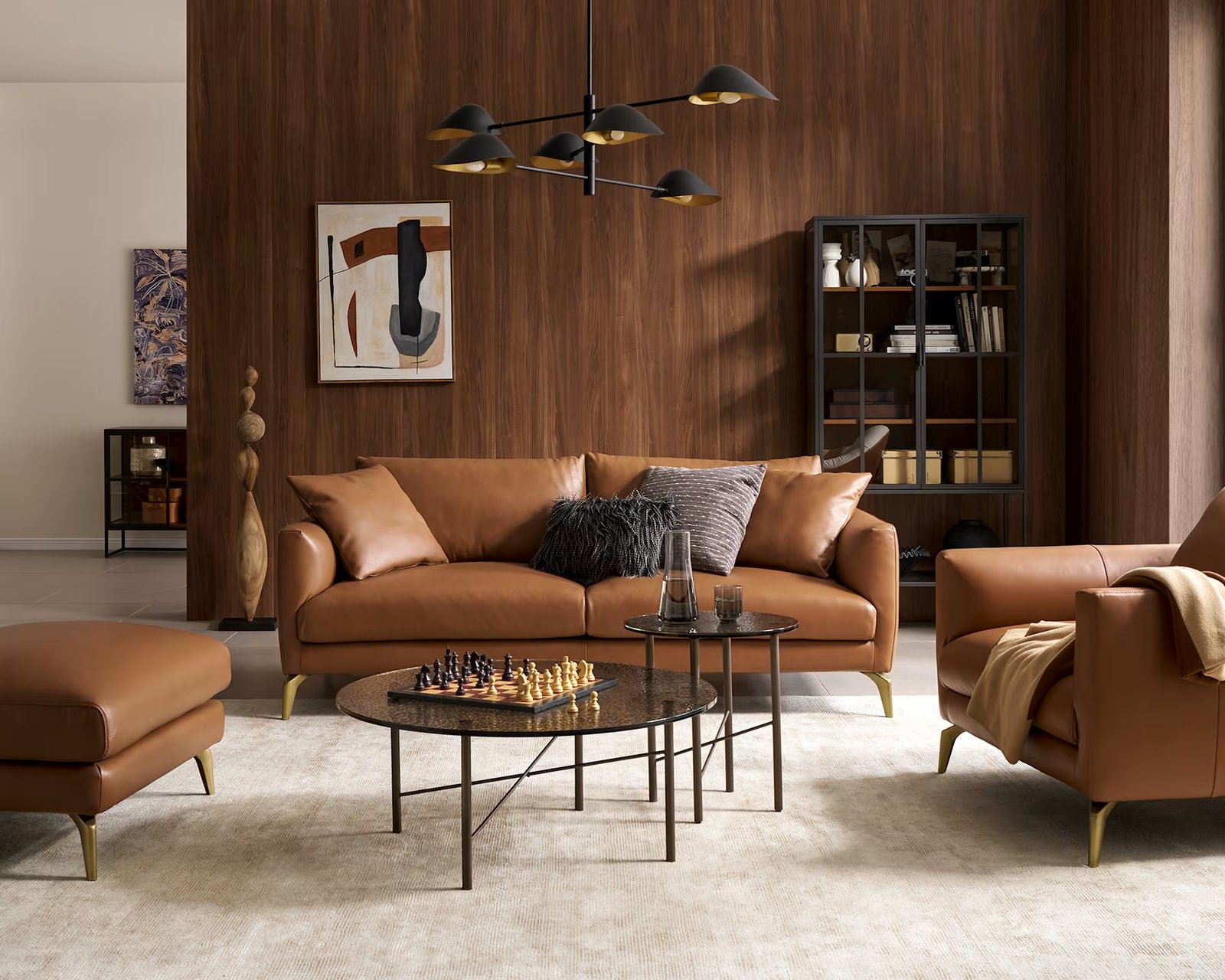 Lena Leather Sofa
