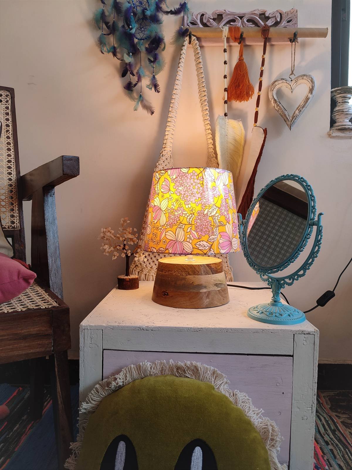 Noren- Natural Wooden Finish Table Lamp