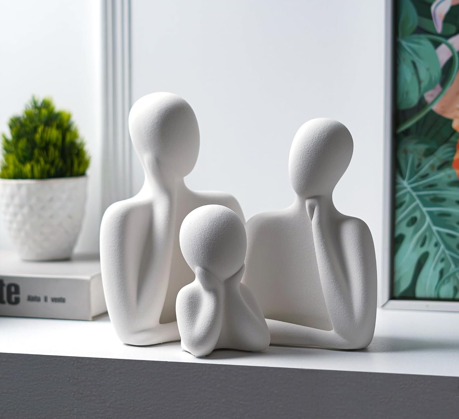 Silent Bond – Abstract Family Sculpture