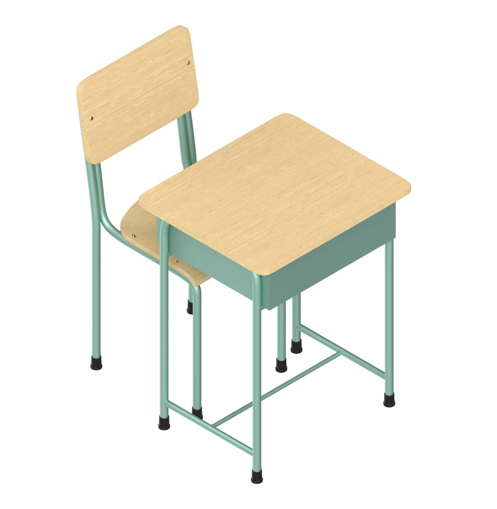 Steel Study Table